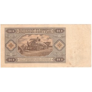 10 złotych 1948, seria BB