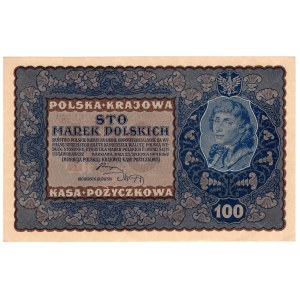 100 marek polskich 1919, ID Serja M