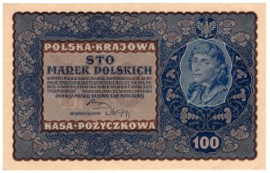 100 Polish Marks 1919, ID Serja M