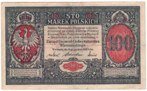 100 Polish marks 1916, series A, GENERAL