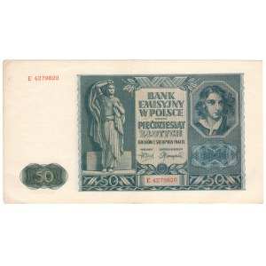 50 złotych 1941, seria E