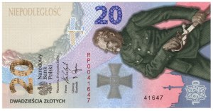 20 gold 2020, Battle of Warsaw 1920