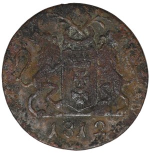 Free City of Gdansk, 1 penny 1812 M