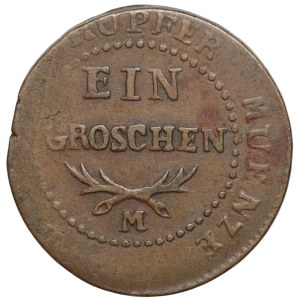 Wolne Miasto Gdańsk, 1 grosz 1809 M