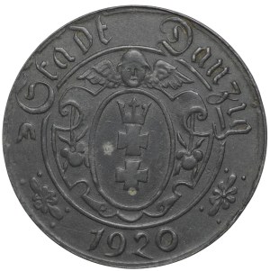 Free City of Danzig, 10 1920 fenigs - 57 gems