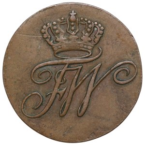 Gdańsk, Fryderyk Wilhelm III, szeląg 1801 A