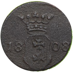 Wolne Miasto Gdańsk, szeląg 1808 M