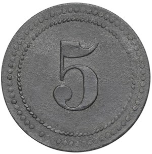 Gdansk, Prisoner of War Camp, Gdansk-Przeróbka, 5 feniges