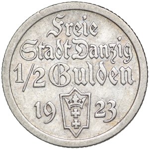 Free City of Danzig, 1/2 guilder 1923, Utrecht