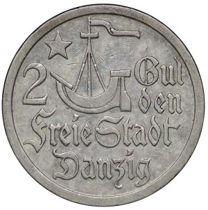 Free City of Danzig, 2 guilders 1923