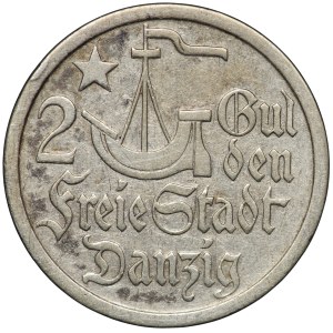 Free City of Danzig, 2 guilders 1923