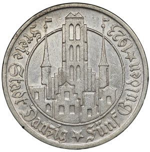 Free City of Danzig, 5 guilders 1923