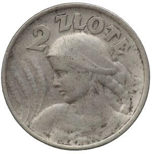 II RP, 2 gold 1924 Woman and Spikes, Paris (horn and torch)