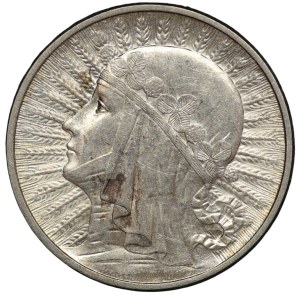 II RP, 5 złotych 1932 Głowa kobiety