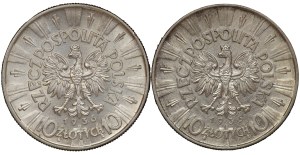 II RP, 10 zloty 1936 - set of 2 pieces