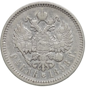 Russia, Nicholas II, ruble 1898 (АГ), St. Petersburg