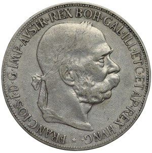 Austria, Franz Joseph, 5 crowns 1900
