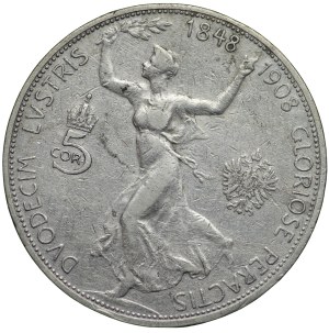 Austria, Franz Joseph I, 5 crowns 1848
