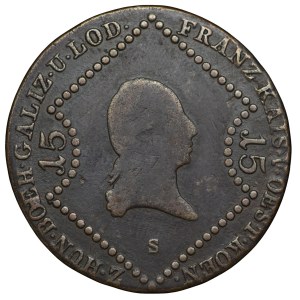Austria, Franciszek I, 15 Kreuzer 1807 S