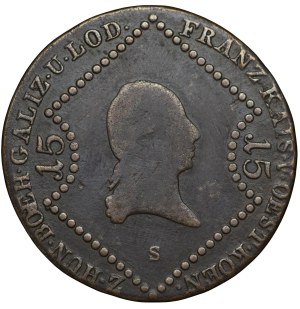 Austria, Francis I, 15 Kreuzer 1807 S