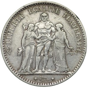 Francja, 5 franków 1875, Paryż