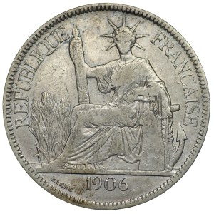 Indochiny Francuskie, 1 piastre 1906 A