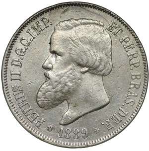 Brazil, 2000 Reis 1889