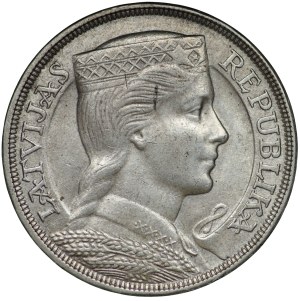 Latvia, Republic of Latvia, 5 Lati 1931