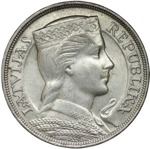 Latvia, Republic of Latvia, 5 Lati 1931