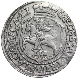 Sigismund II Augustus, Trojak 1564, Vilnius, L / LI