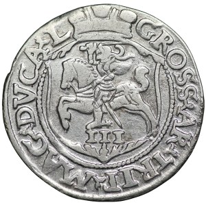 Sigismund II Augustus, Trojak 1564, Vilnius, L / L