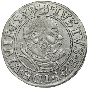 Ducal Prussia, Albert Hohenzollern, penny 1538, Königsberg