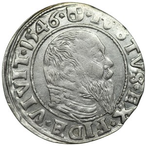 Prusy Książęce, Albert Hohenzollern, grosz 1546, Królewiec
