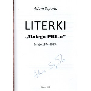Szparło Adam, Literki małego PRL-u. Emisje 1974-1993r. - z autografem autora
