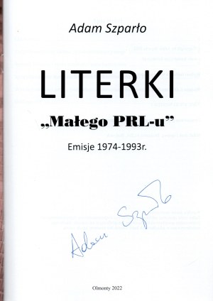 Adam Szparło, The letters of the 
