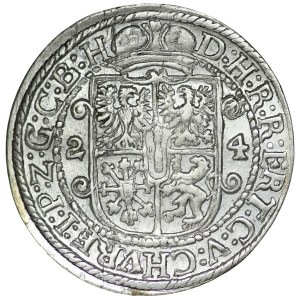 Prusy Książęce, Jerzy Wilhelm, Ort 1624, Królewiec, BRAND