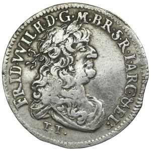 Fryderyk Wilhelm, 1/3 talara 1670, Królewiec