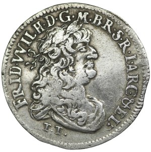 Frederick William, 1/3 thaler 1670, Königsberg