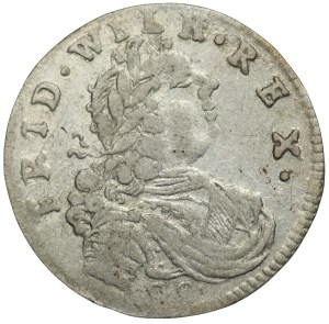 Ducal Prussia, Friedrich Wilhelm I, Sixpence 1715, Königsberg