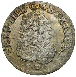 Prussia, Frederick III, sixpence 1698 SD, Königsberg