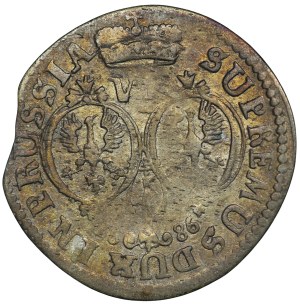 Prussia, Frederick William, Szóstak 1686 БA ?, Königsberg