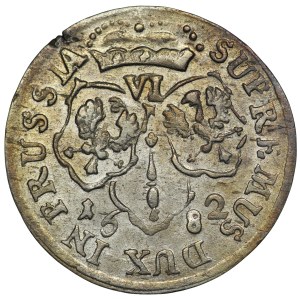 Prussia, Friedrich Wilhelm, Sixpence 1682, Königsberg