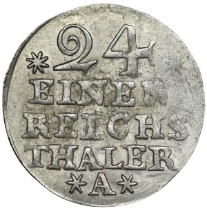 Germany, Prussia, Frederick II, 1/24 thaler 1756 A, Berlin