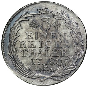Germany, Prussia, Frederick II, 1/3 thaler 1780 E, Königsberg
