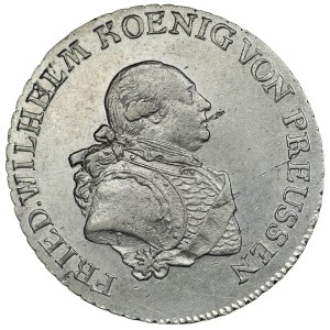 Niemcy, Prusy, Królestwo, Fryderyk Wilhelm II (1786-1797), 1/3 talara 1789/E, Królewiec