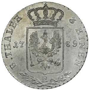 Germany, Prussia, Kingdom, Frederick William II (1786-1797), 1/3 thaler 1789/E, Königsberg