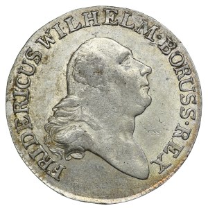 Niemcy, Prusy, Fryderyk Wilhelm II, 4 grosze (złotówka) 1797 A, Berlin