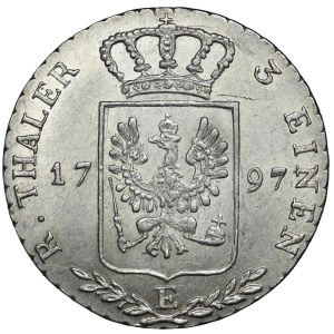 Niemcy, Prusy, Fryderyk Wilhelm II, 1/3 talara 1797 E, Królewiec