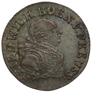 Germany, Prussia, Frederick William II, 1 penny 1796