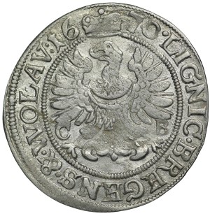 Silesia, Chrystian Wallach, 3 krajcary 1670 CB, Brzeg